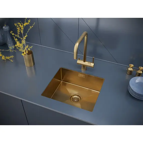 Смеситель для кухни Paulmark Wetter We213030-BG брашированное золото, изображение 4