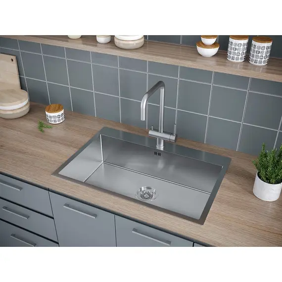 Смеситель для кухни Paulmark Wetter We213030-SS нержавеющая сталь, изображение 3