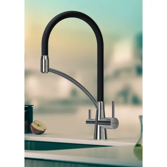 Смеситель для кухни Paulmark Siegen Si213111-CR хром/черный, изображение 5