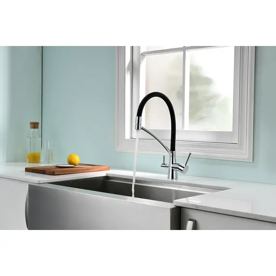 Смеситель для кухни Paulmark Siegen Si213111-CR хром/черный, изображение 6