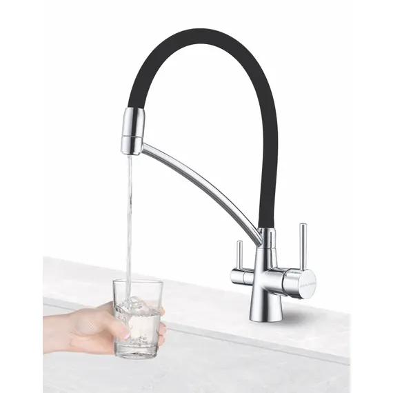 Смеситель для кухни Paulmark Siegen Si213111-CR хром/черный, изображение 9