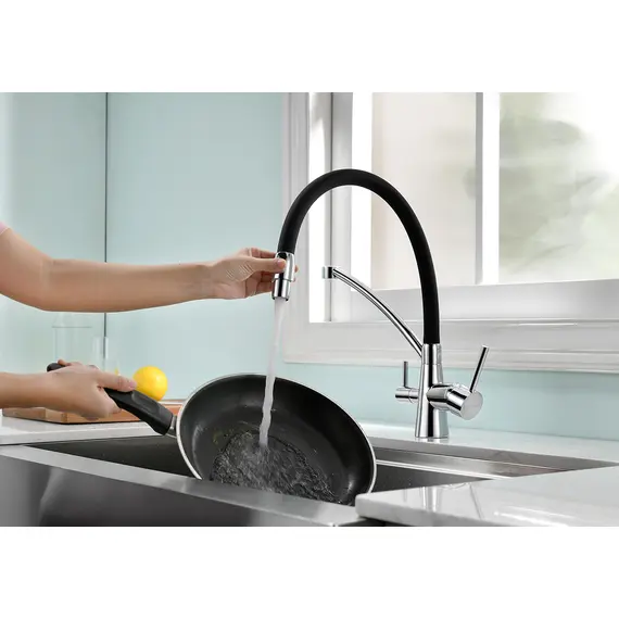 Смеситель для кухни Paulmark Siegen Si213111-CR хром/черный, изображение 7