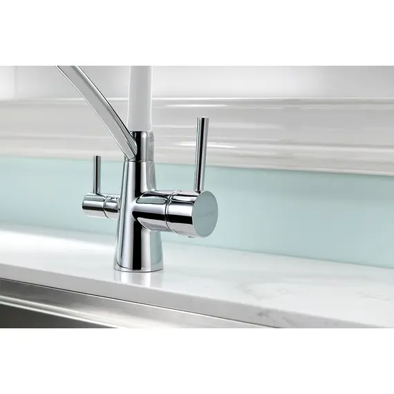 Смеситель для кухни Paulmark Siegen Si213111-CrW хром/белый, изображение 7