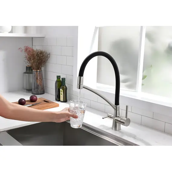 Смеситель для кухни Paulmark Siegen Si213111-NI никель, изображение 6