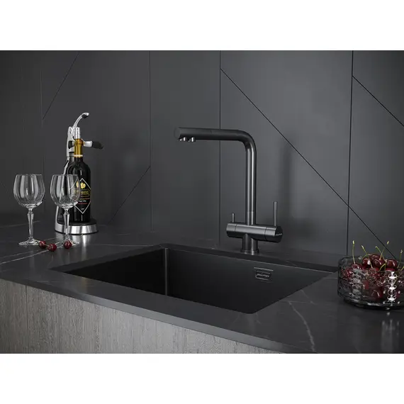 Смеситель для кухни Paulmark Skalen Sk213020-GM вороненая сталь, изображение 2