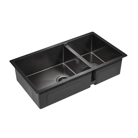 Мойка из нержавейки Paulmark Osser PM527844-GM вороненая сталь 78 х 44 см, изображение 2