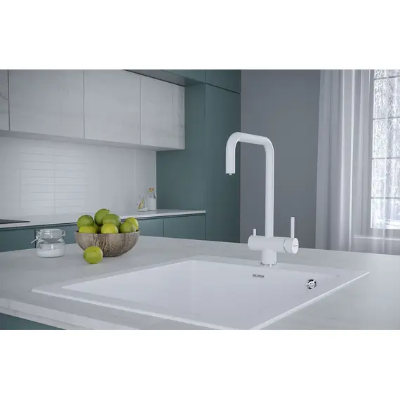 Смеситель для кухни Paulmark Wetter We213030-431 белый матовый, изображение 2