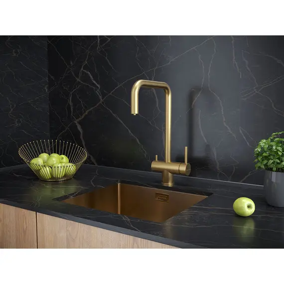 Смеситель для кухни Paulmark Wetter We213030-BG брашированное золото, изображение 2