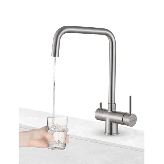 Смеситель для кухни Paulmark Wetter We213030-SS нержавеющая сталь, изображение 5