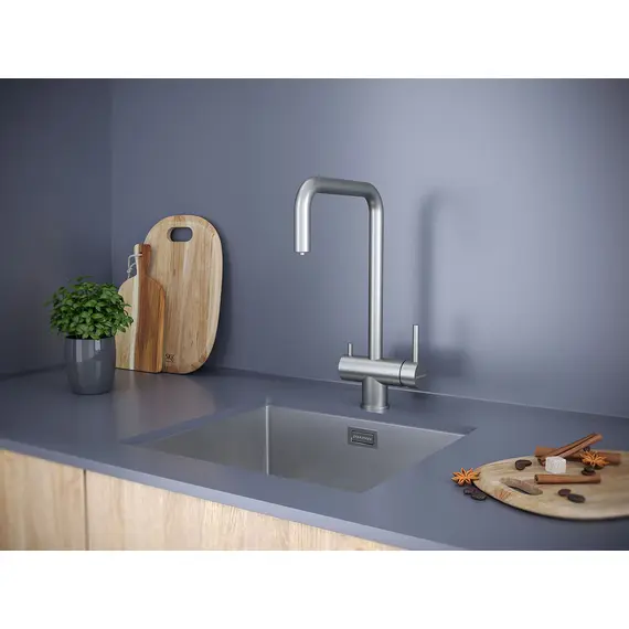 Смеситель для кухни Paulmark Wetter We213030-SS нержавеющая сталь, изображение 2