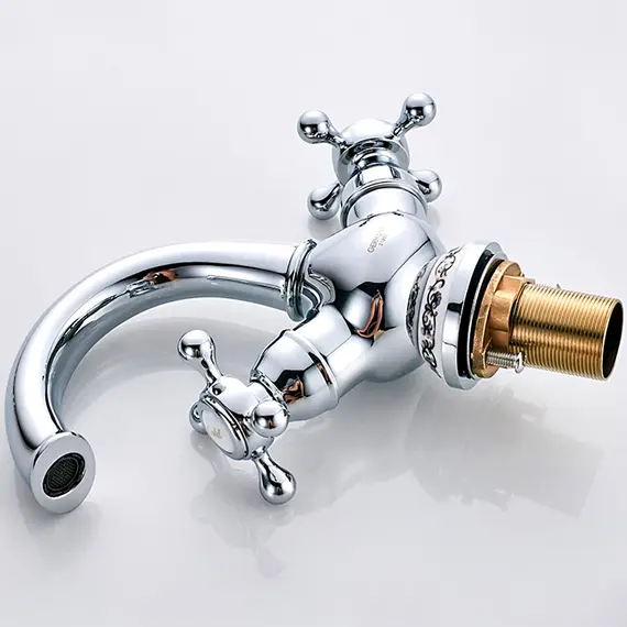 Смеситель для раковины Gerhans K01 K11001 хром, Основной цвет: Хром, изображение 10