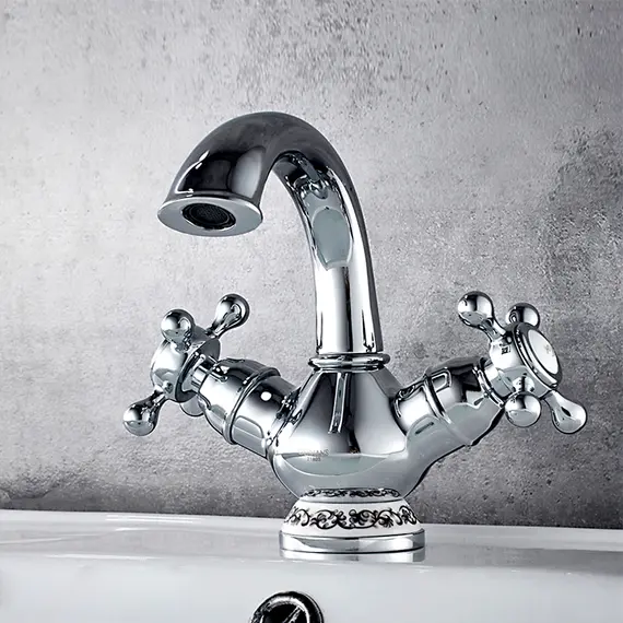 Смеситель для раковины Gerhans K01 K11001 хром, Основной цвет: Хром, изображение 3