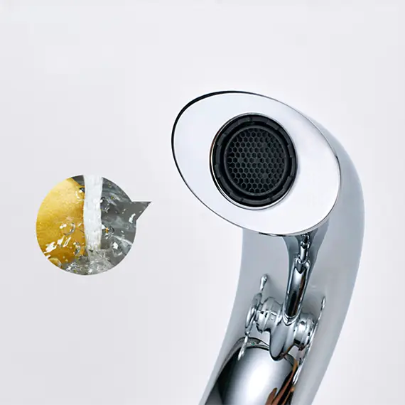 Смеситель для раковины Gerhans K01 K11001 хром, Основной цвет: Хром, изображение 4