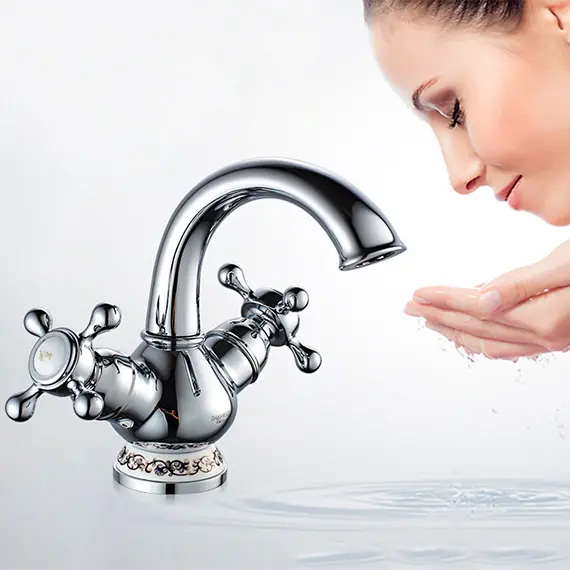 Смеситель для раковины Gerhans K01 K11001 хром, Основной цвет: Хром, изображение 8