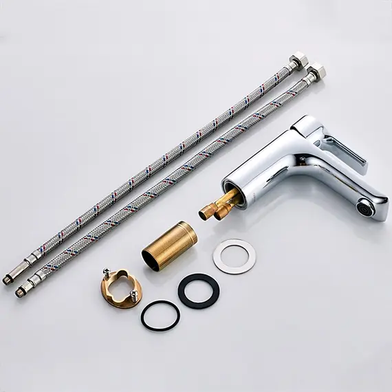 Смеситель для раковины Gerhans K15 K11015 хром, Основной цвет: Хром, изображение 13