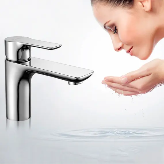 Смеситель для раковины Gerhans K15 K11015 хром, Основной цвет: Хром, изображение 3