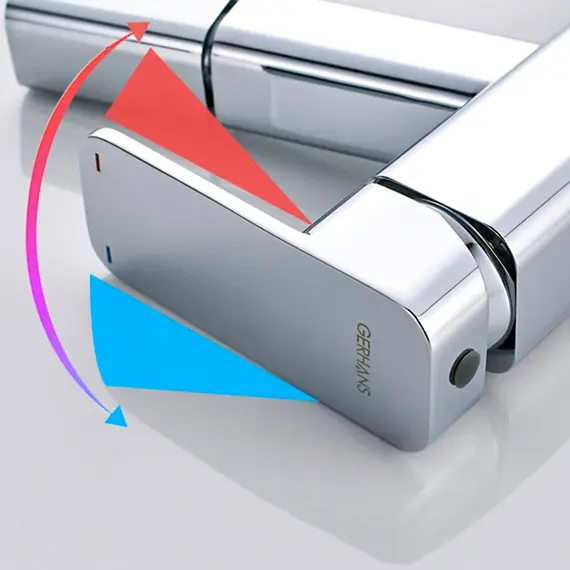 Смеситель для раковины с выдвижной лейкой Gerhans K16 K11016 хром, изображение 10