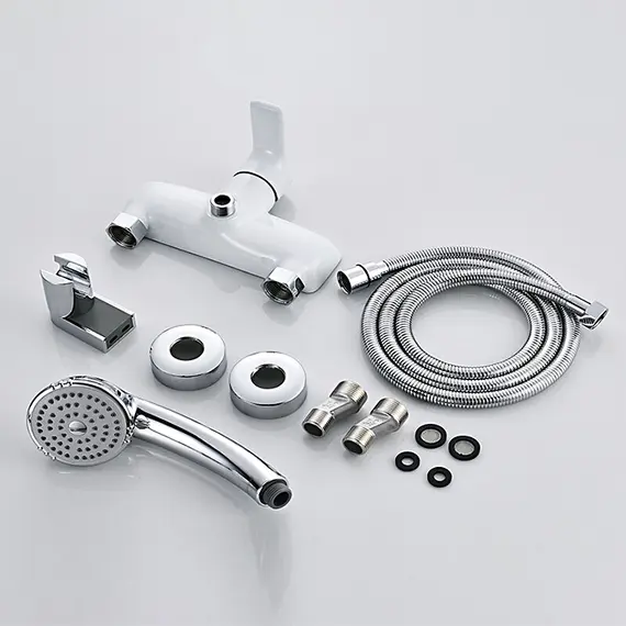 Смеситель для душа Gerhans K15W K12015W белый/хром, изображение 10