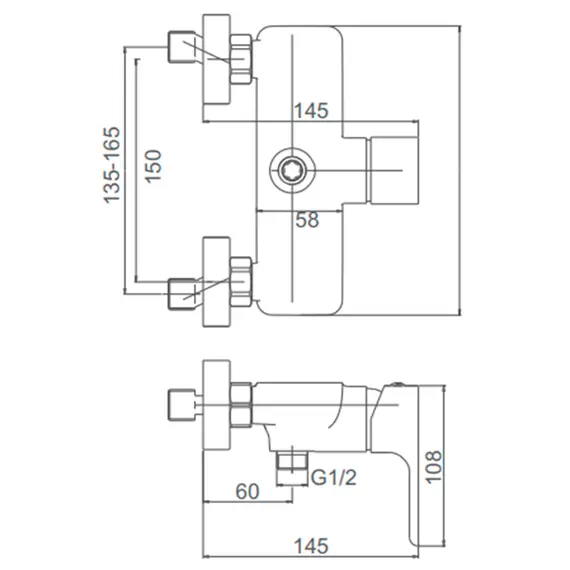 Смеситель для душа Gerhans K15W K12015W белый/хром, изображение 2