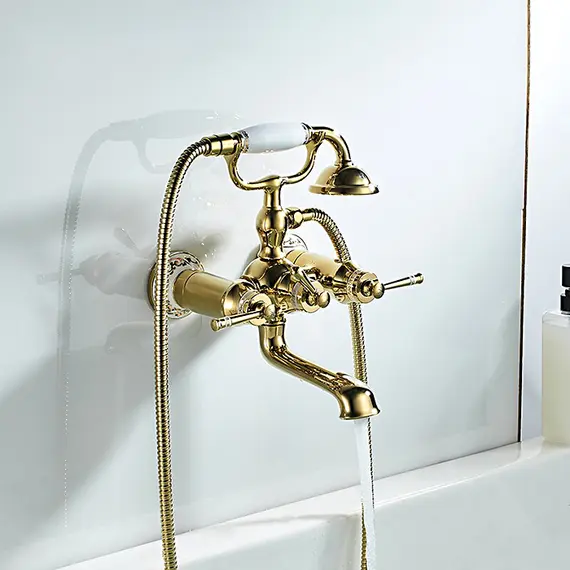 Смеситель для ванны Gerhans K20G K13020G золотой, изображение 10