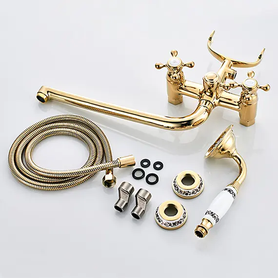 Смеситель для ванны Gerhans K01G K13101G золотой, изображение 13