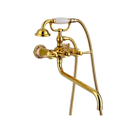 Смеситель для ванны Gerhans K13120G золотой, изображение 3