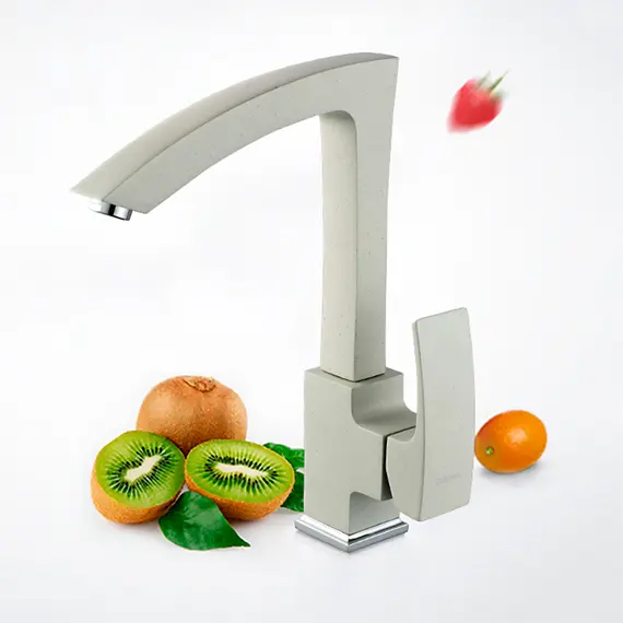 Смеситель для кухни Gerhans K14 K14014W бежевый, изображение 13