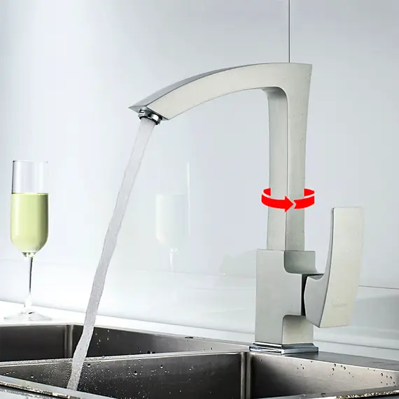 Смеситель для кухни Gerhans K14 K14014W бежевый, изображение 3