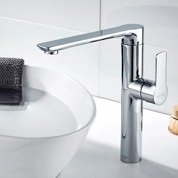 Смеситель для раковины Gerhans K15 K14015 хром, Основной цвет: Хром, изображение 3