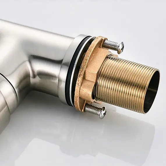 Смеситель для кухни Gerhans R K14084A суперсталь, изображение 9