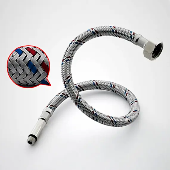 Смеситель для кухни Gerhans K14084W поворотный, белая эмаль, изображение 8