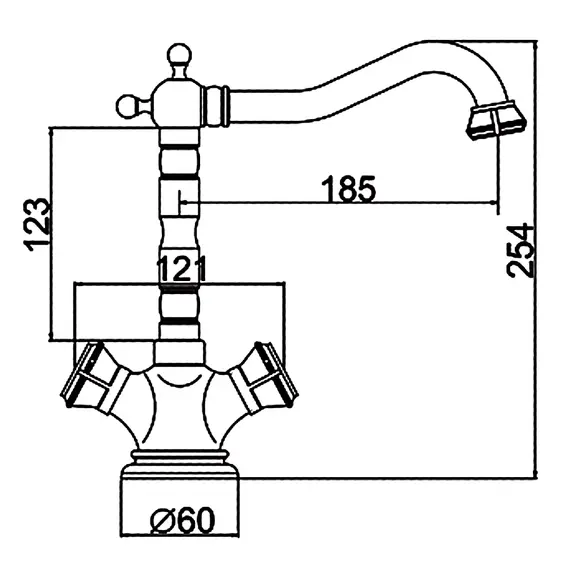 Смеситель для кухни Gerhans K18 K14118 бронзовый, изображение 2