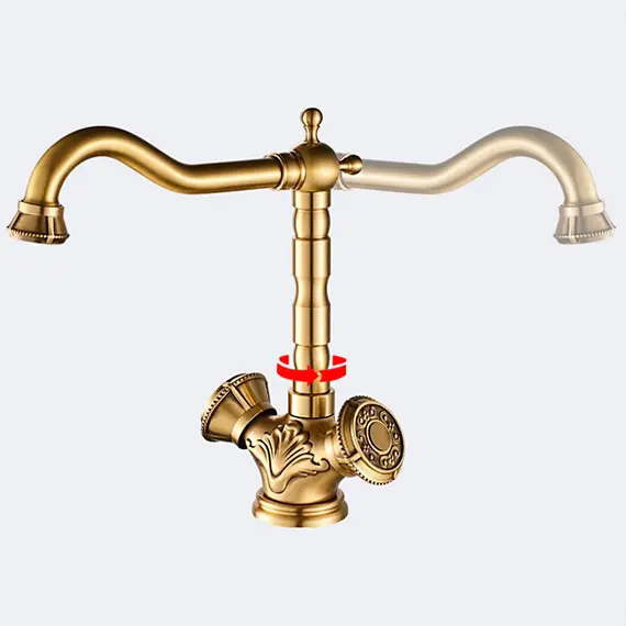 Смеситель для кухни Gerhans K18 K14118 бронзовый, изображение 7