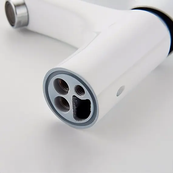 Смеситель для раковины Ledeme R L1003W белый/хром, изображение 11