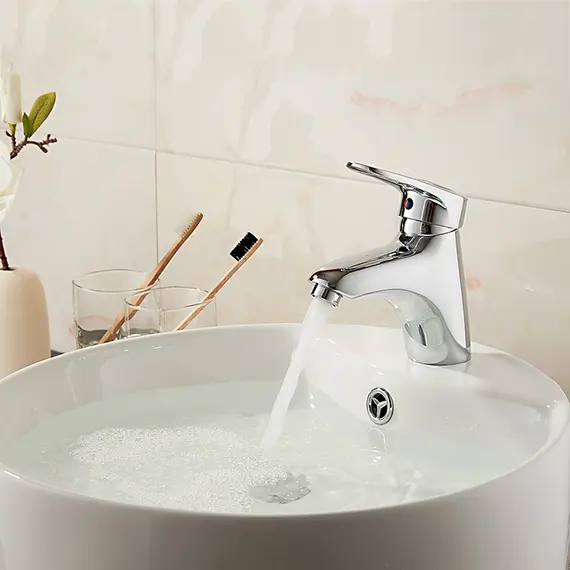 Смеситель для раковины Ledeme H04 L1004 хром, изображение 4