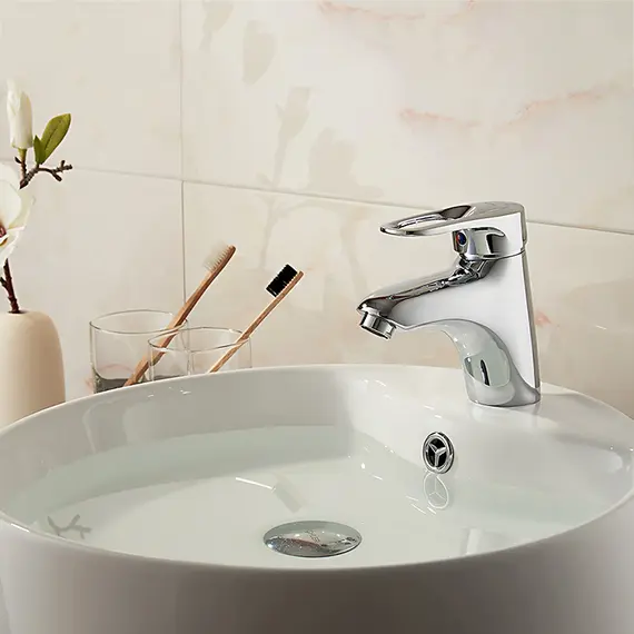 Смеситель для раковины Ledeme H04 L1004 хром, изображение 5