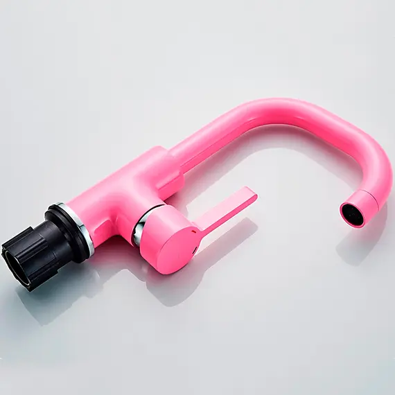 Смеситель для раковины Ledeme L1099P розовый, изображение 3