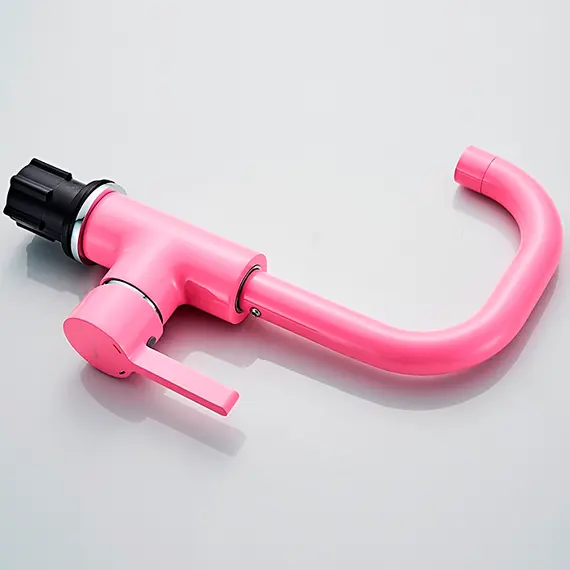 Смеситель для раковины Ledeme L1099P розовый, изображение 4