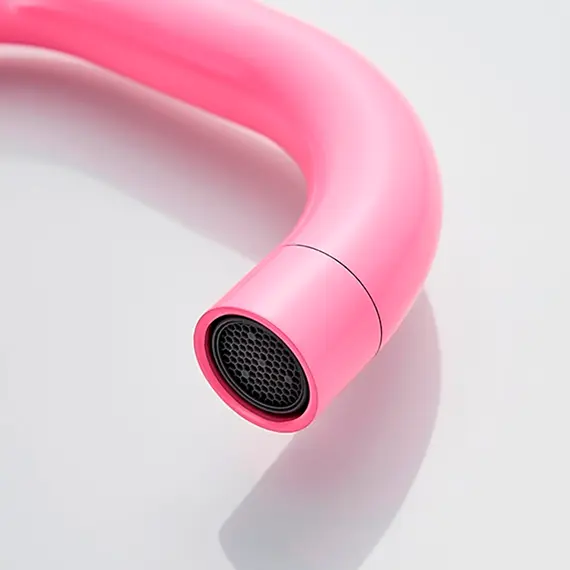 Смеситель для раковины Ledeme L1099P розовый, изображение 5