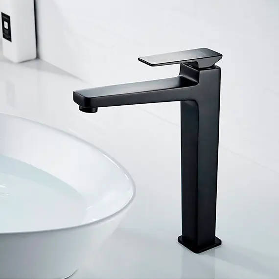 Смеситель для раковины Ledeme L1178B черный, Основной цвет: Черный, изображение 9