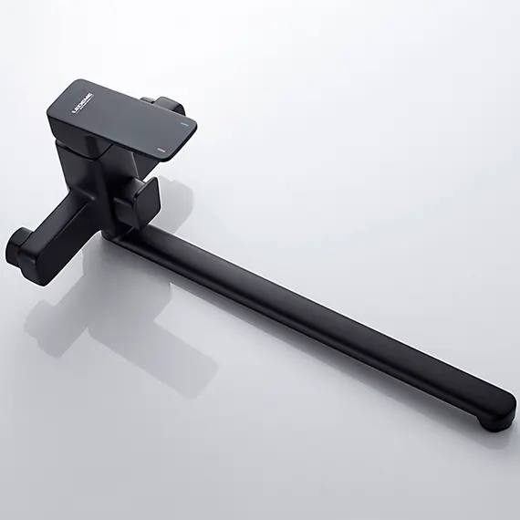 Смеситель для ванны Ledeme L2280B черный, изображение 4