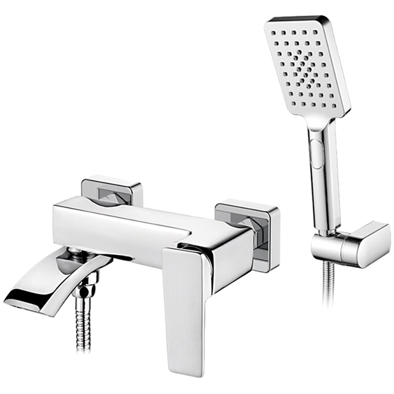 Смеситель для ванны Ledeme R L3178 хром с коротким поворотным изливом