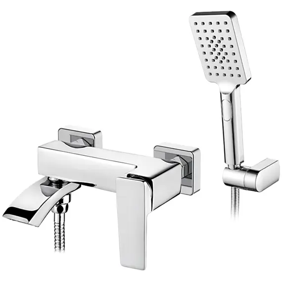 Смеситель для ванны Ledeme R L3178 хром с коротким поворотным изливом