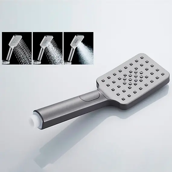 Смеситель для ванны Ledeme R L3178U графит с коротким поворотным изливом, изображение 7