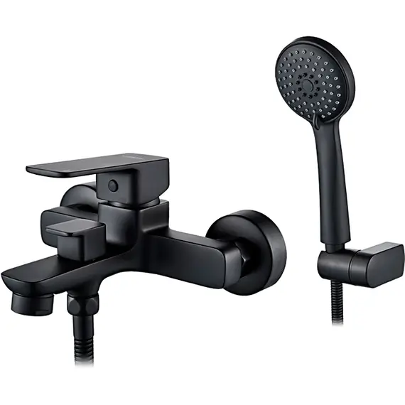 Смеситель для ванны Ledeme L3280B черный