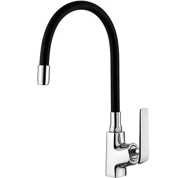 Смеситель для кухни с гибким изливом Ledeme L4074-2 черный