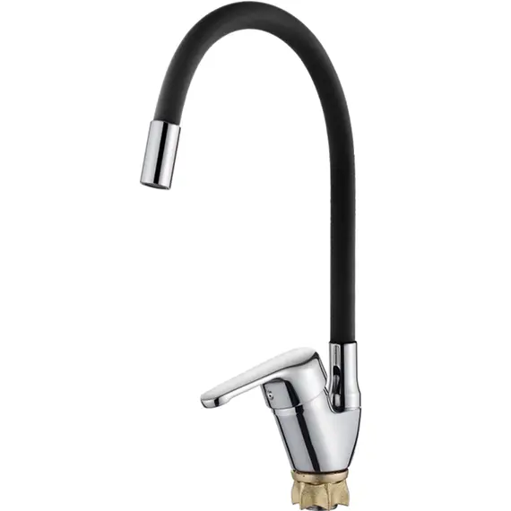 Смеситель для кухни с гибким изливом Ledeme L4132-2 хром
