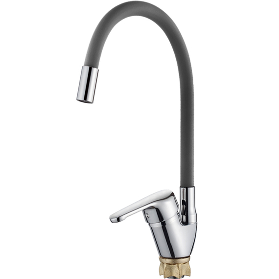 Смеситель для кухни с гибким изливом Ledeme L4132-9 хром