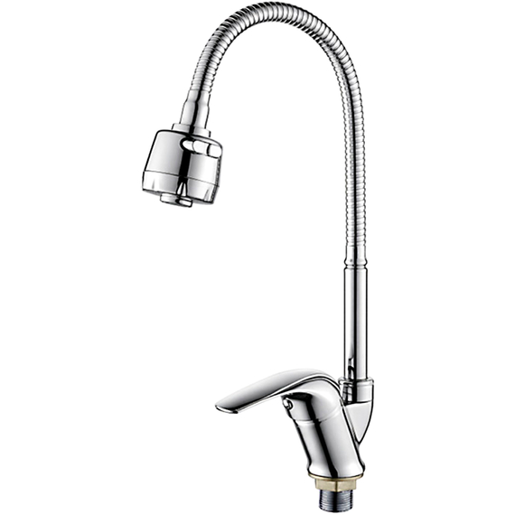Смеситель для кухни с гибким изливом Ledeme L4331 хром