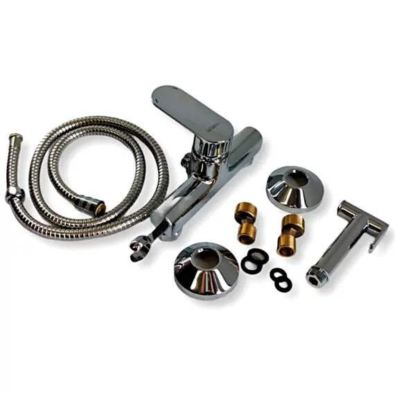 Смеситель с гигиеническим душем Ledeme L5210, изображение 3